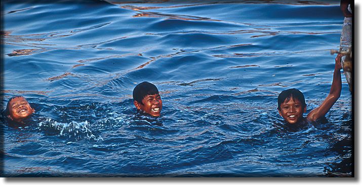 Photographs of children, North Jakarta, Indonesia