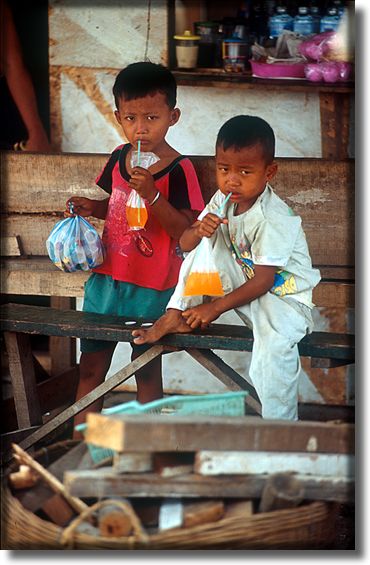 Photographs of children, North Jakarta, Indonesia