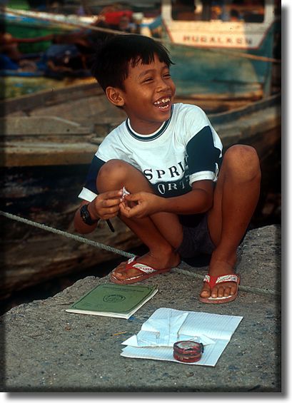 Photographs of children, North Jakarta, Indonesia