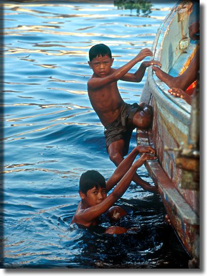 Photographs of children, North Jakarta, Indonesia