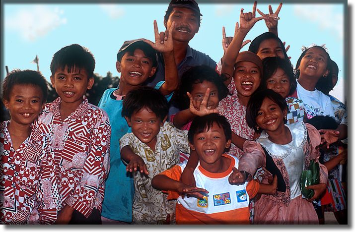 Photographs of children, North Jakarta, Indonesia