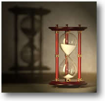 Still Life Photography, Picture of an Hourglass