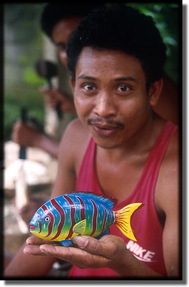 Picture of street vendors, Bali, Indonesia