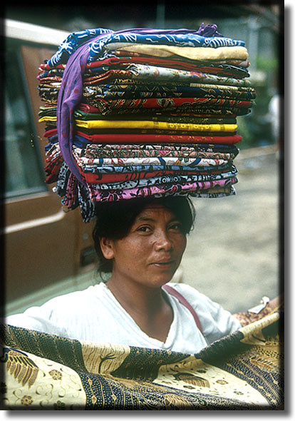 Picture of street vendors, Bali, Indonesia