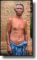 picture of old man, Bali, Indonesia