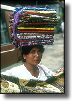 picture of lady selling batik, Bali Indonesia