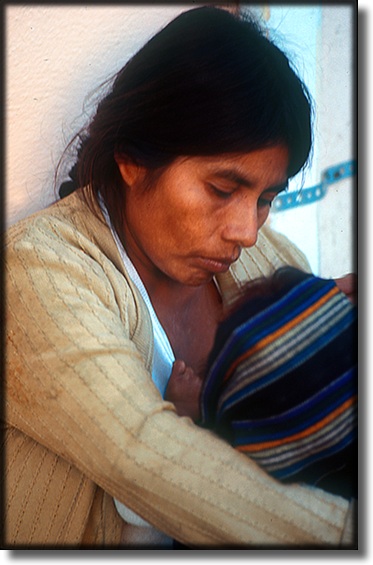 Photograph of mother and child, Ensenada Mexico