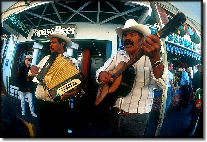 Photograph of, Ensenada Mexico, street musicians